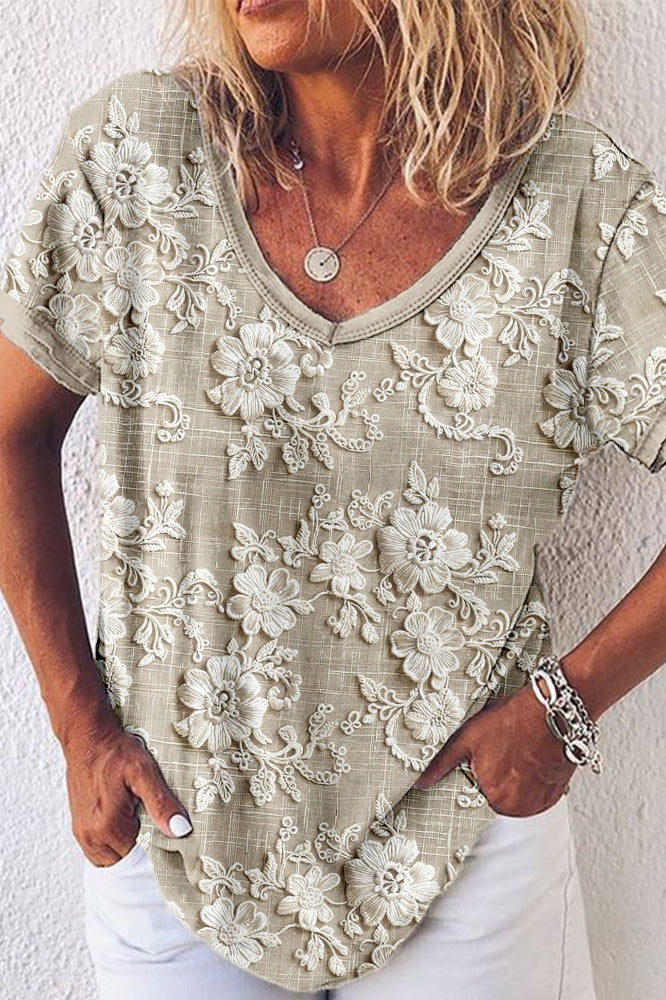Camille™ | Légèreté Élégante T-Shirt Femme