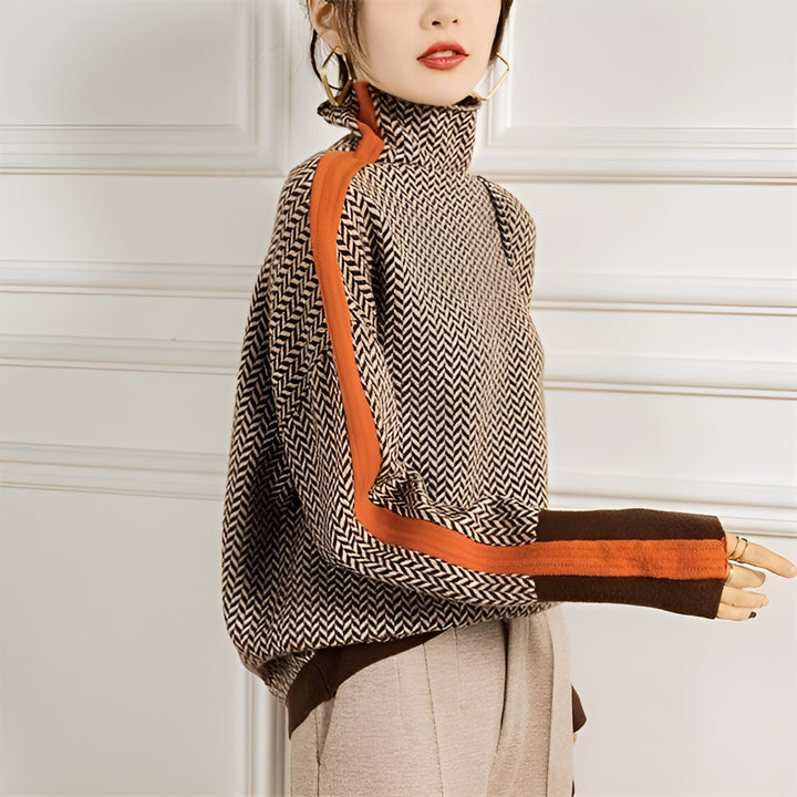 Adèle™ | Pull Rayé en Maille
