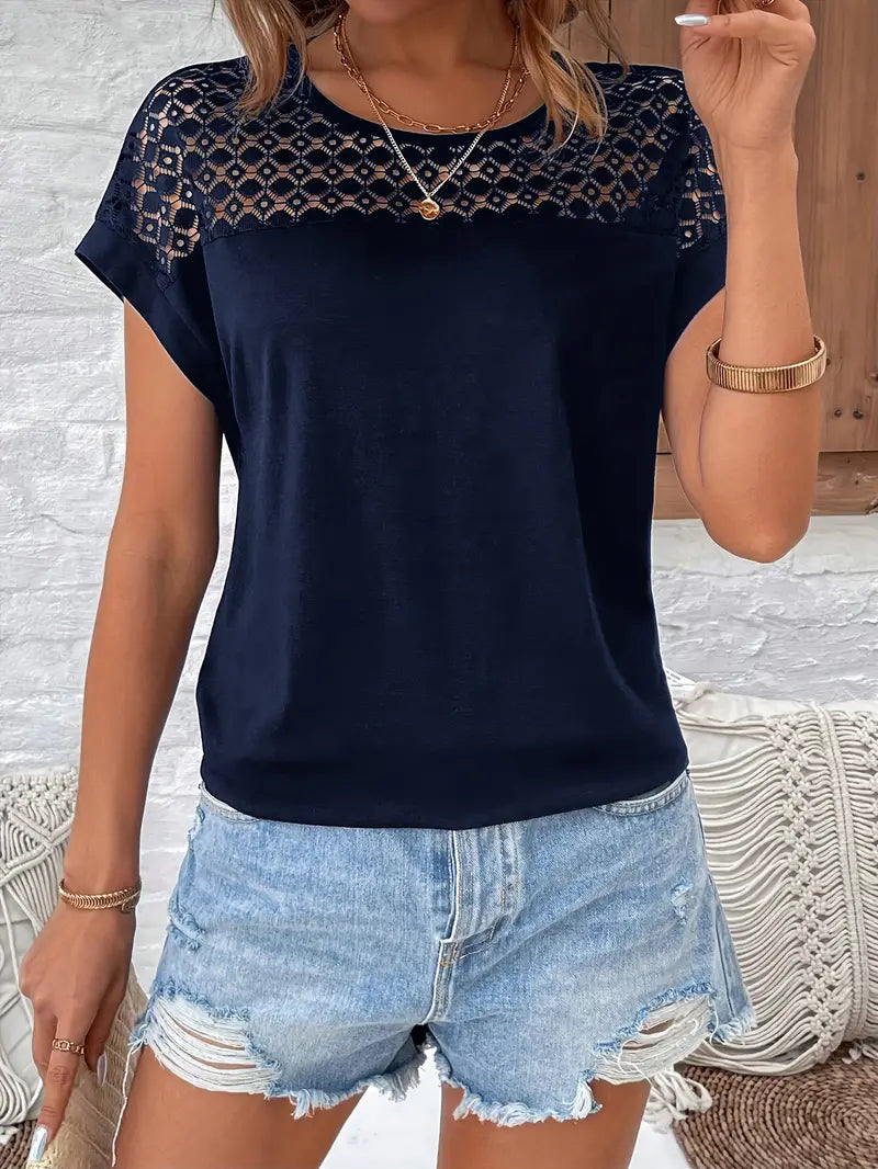 Lulu™ | T-shirt Chic à Manches Chauve-Souris