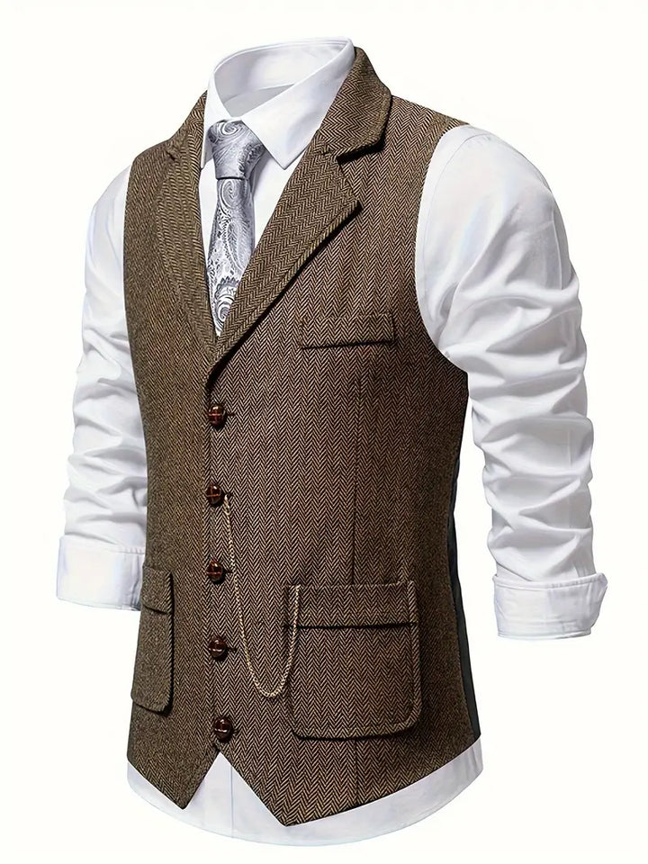 Gradasso™ | Gilet Premium en Tweed