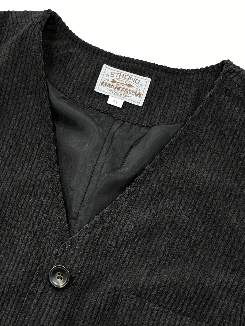 Verney™ | Gilet Corduroy Élégant
