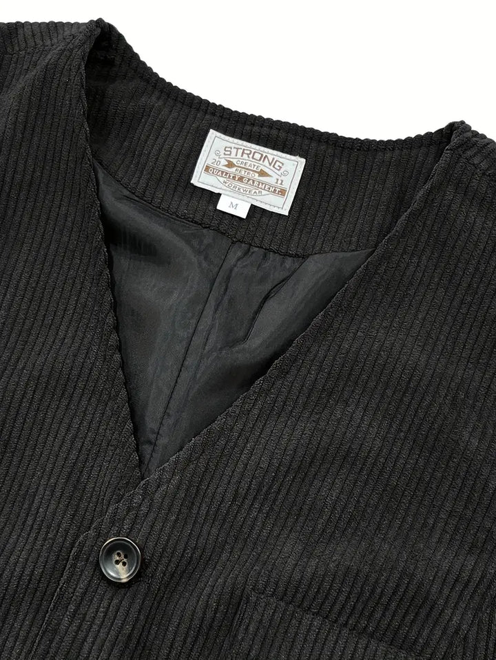 Verney™ | Gilet Corduroy Élégant