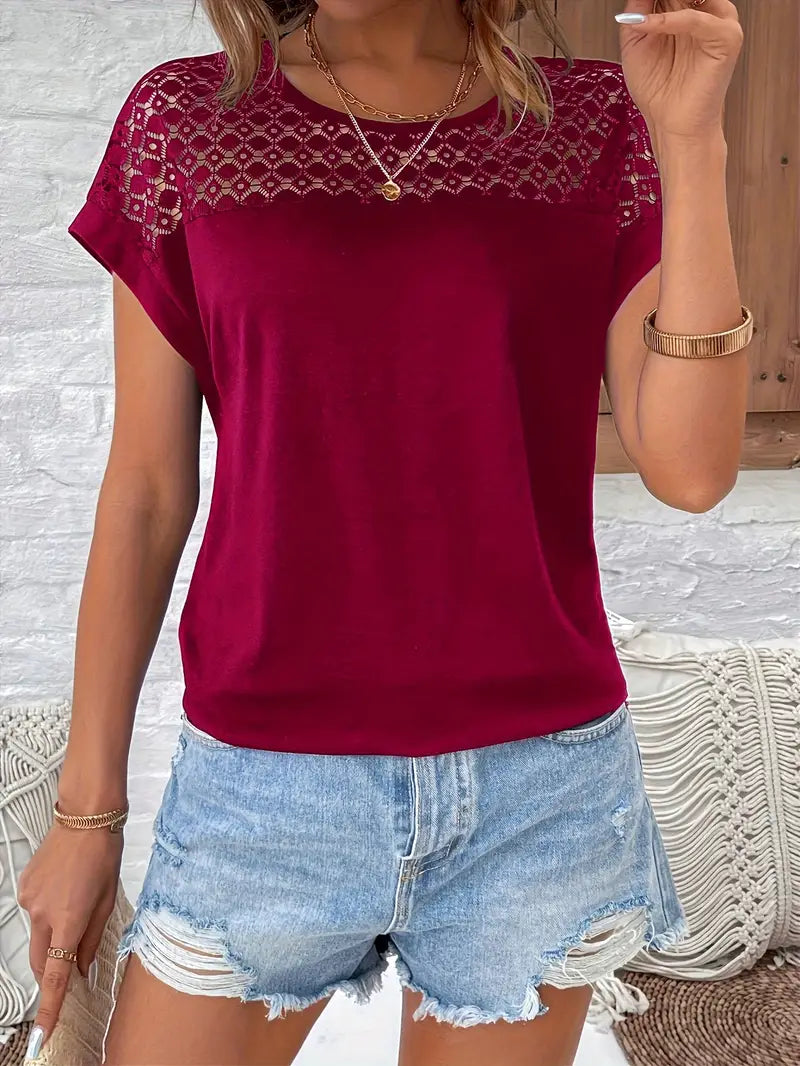 Lulu™ | T-shirt Chic à Manches Chauve-Souris