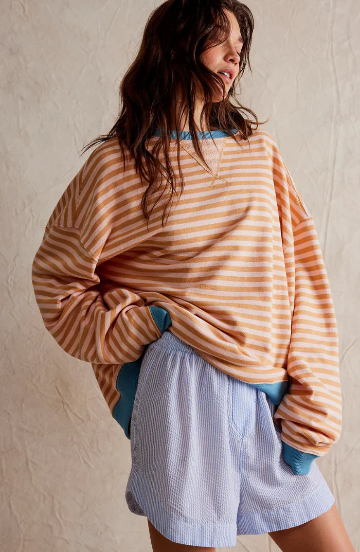 Agathe™ | Pull Rayé Oversize