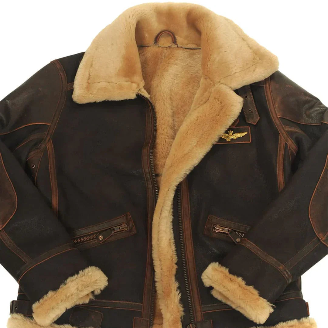 Jacques™ | Veste chaude en cuir
