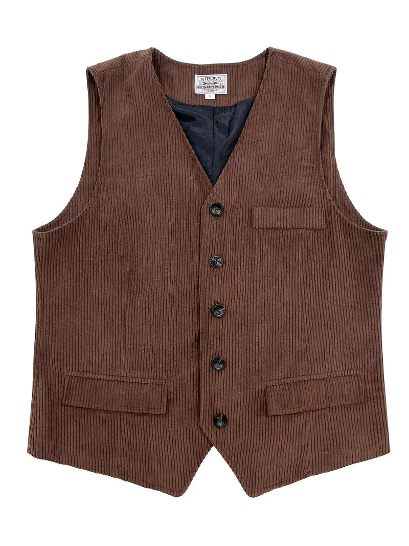 Verney™ | Gilet Corduroy Élégant