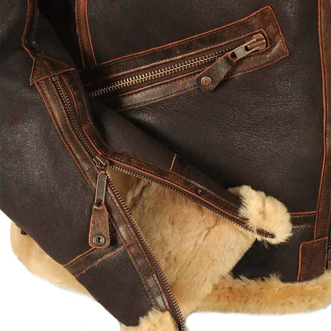 Jacques™ | Veste chaude en cuir
