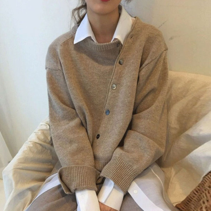 Emmelie™ | Cardigan Asymétrique Élégant