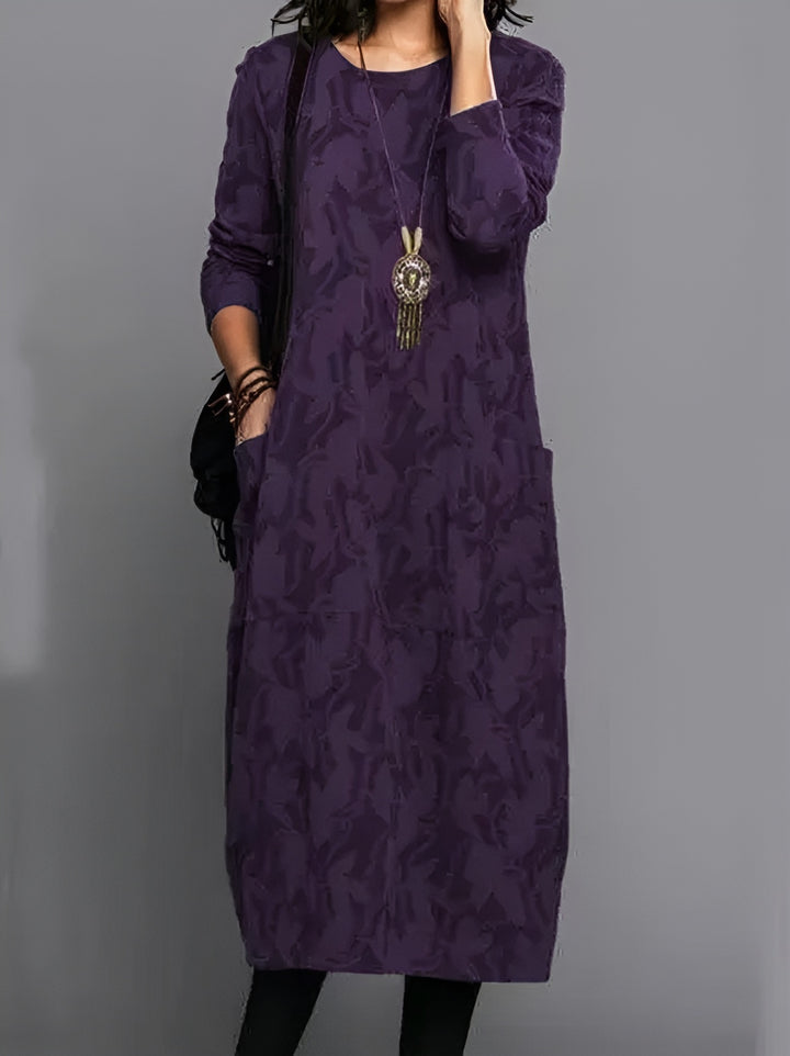 Camille™ | Robe d'Hiver Décontractée à Col Rond