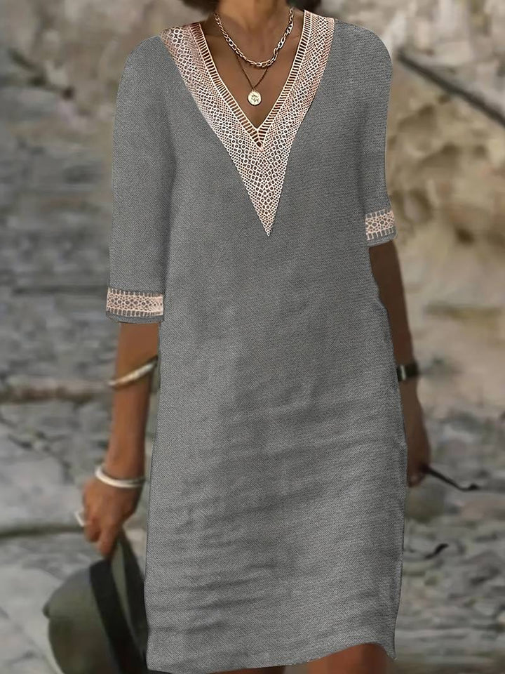 Marie™ | Robe Élégante à Col en V