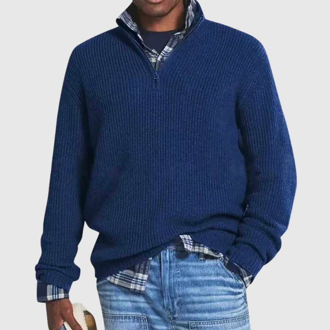Louis™ | Pull Moderne à Quart de Zip