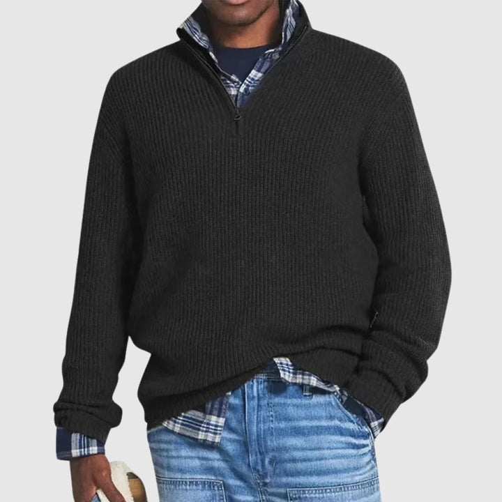 Louis™ | Pull Moderne à Quart de Zip