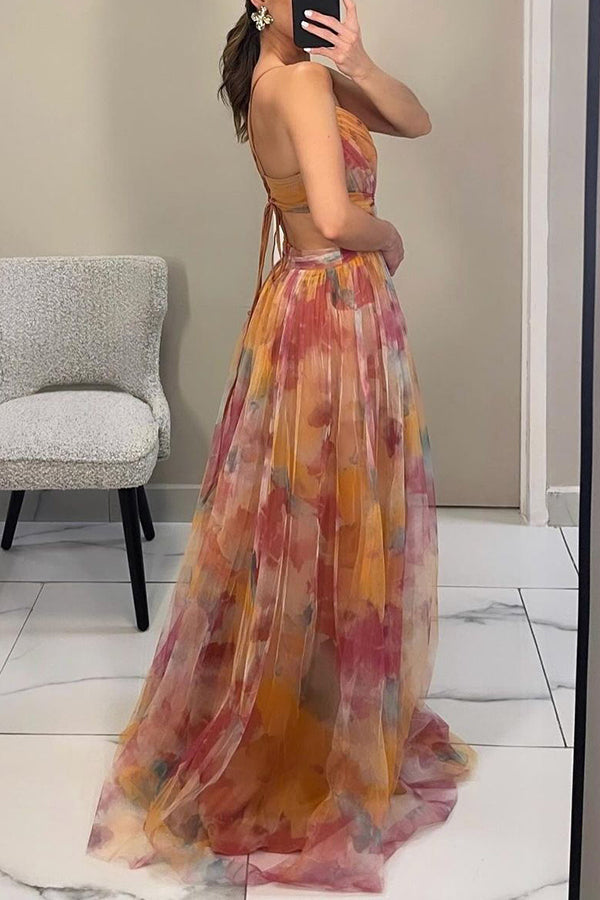 Pascale™ | Robe Longue Fleurie Envoûtante