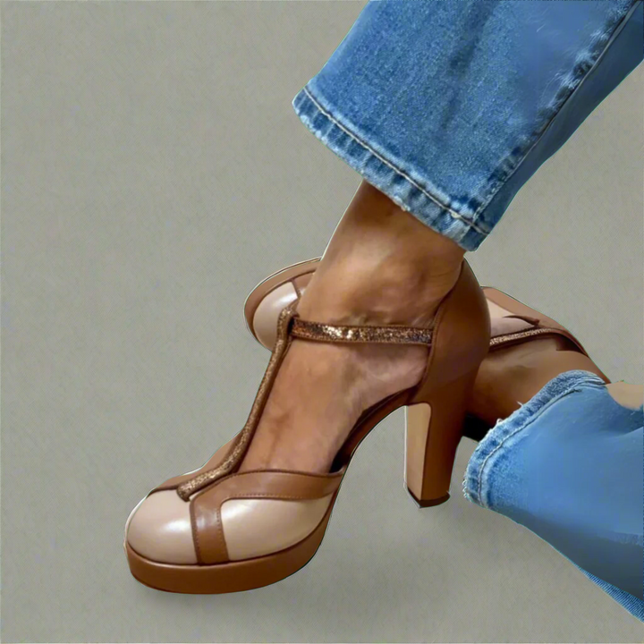 Oriana™ | Sandales élégantes à talon et confort orthopédique