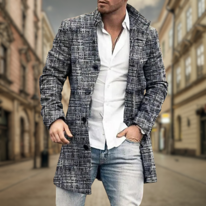 Jérôme | Manteau Automnal Élégant