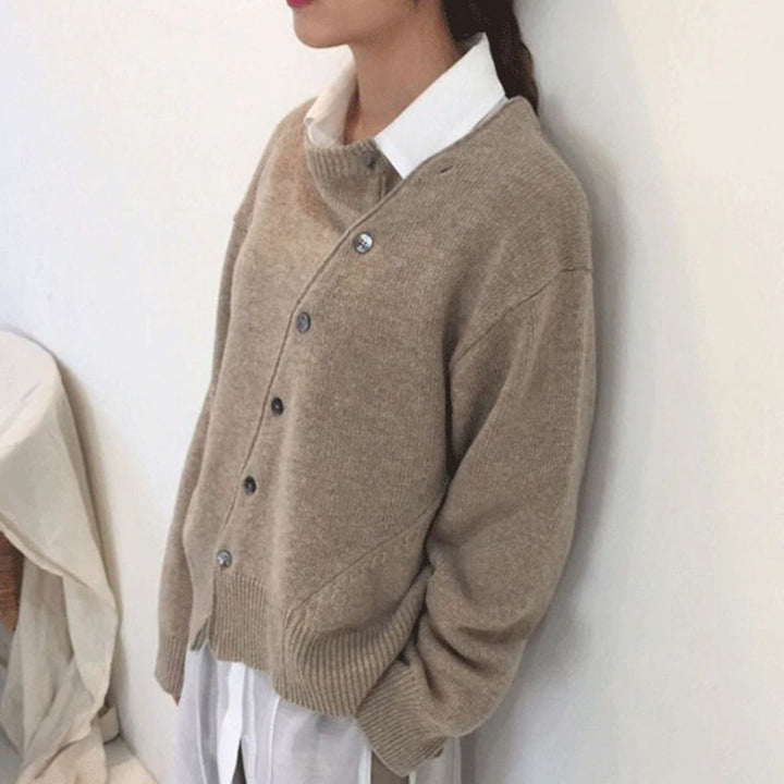 Emmelie™ | Cardigan Asymétrique Élégant