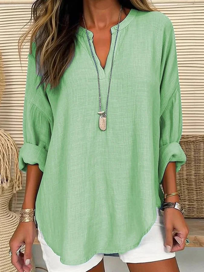 Léna™ | Chemise de plage en coton léger