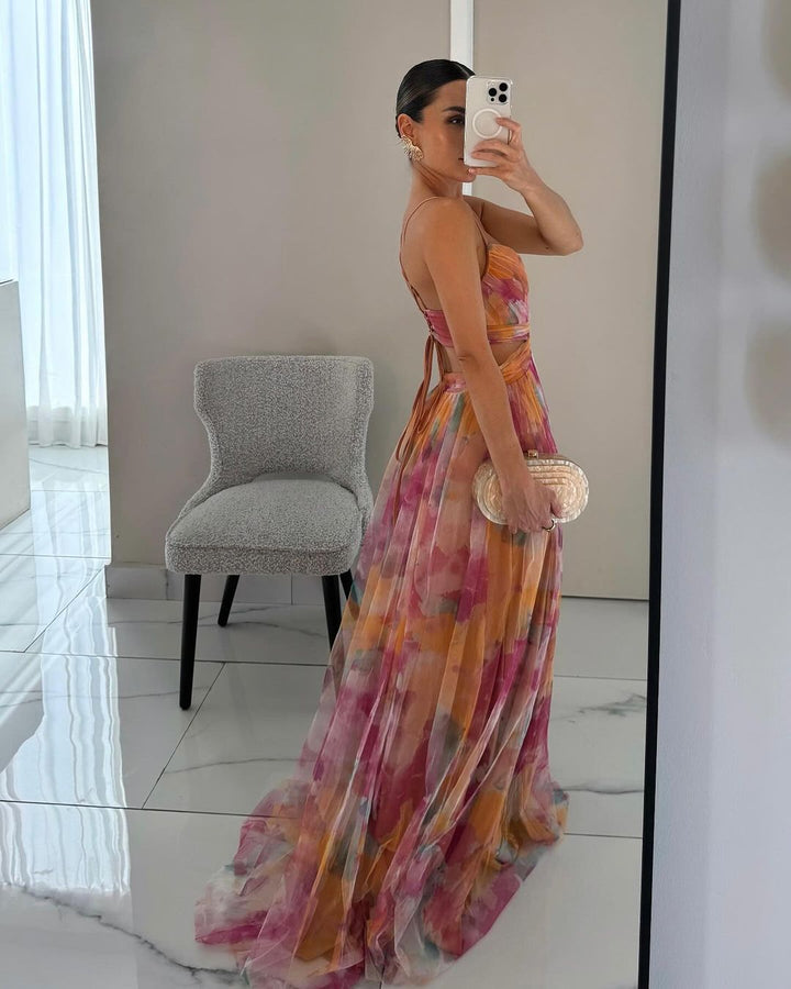 Pascale™ | Robe Longue Fleurie Envoûtante