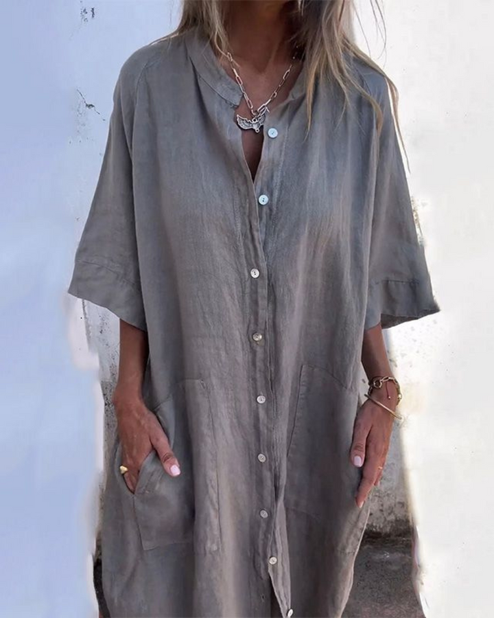Saphira™ | Robe-chemise décontractée style Ibiza