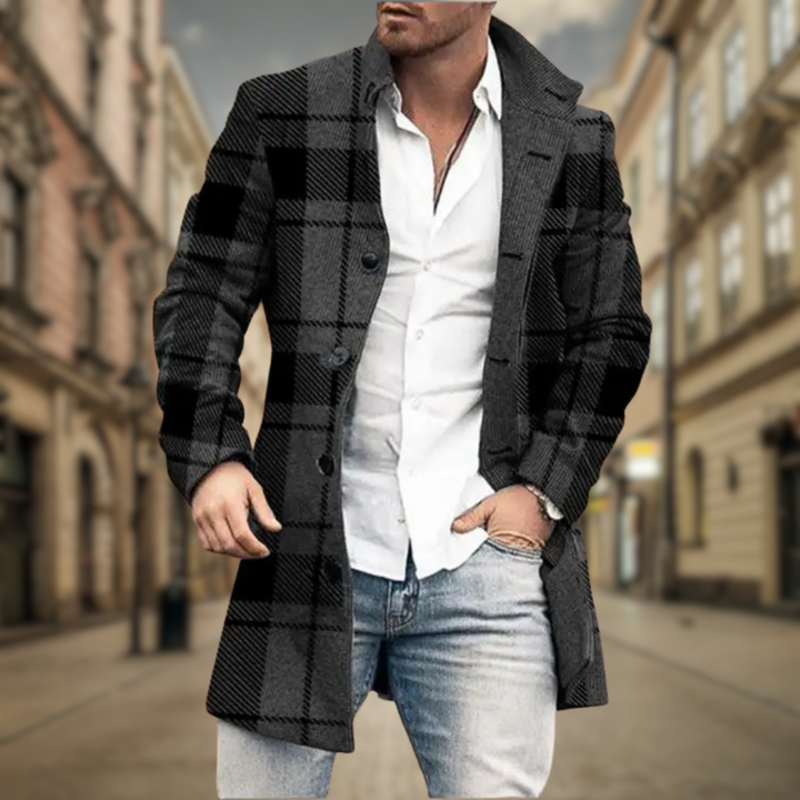 Jérôme | Manteau Automnal Élégant