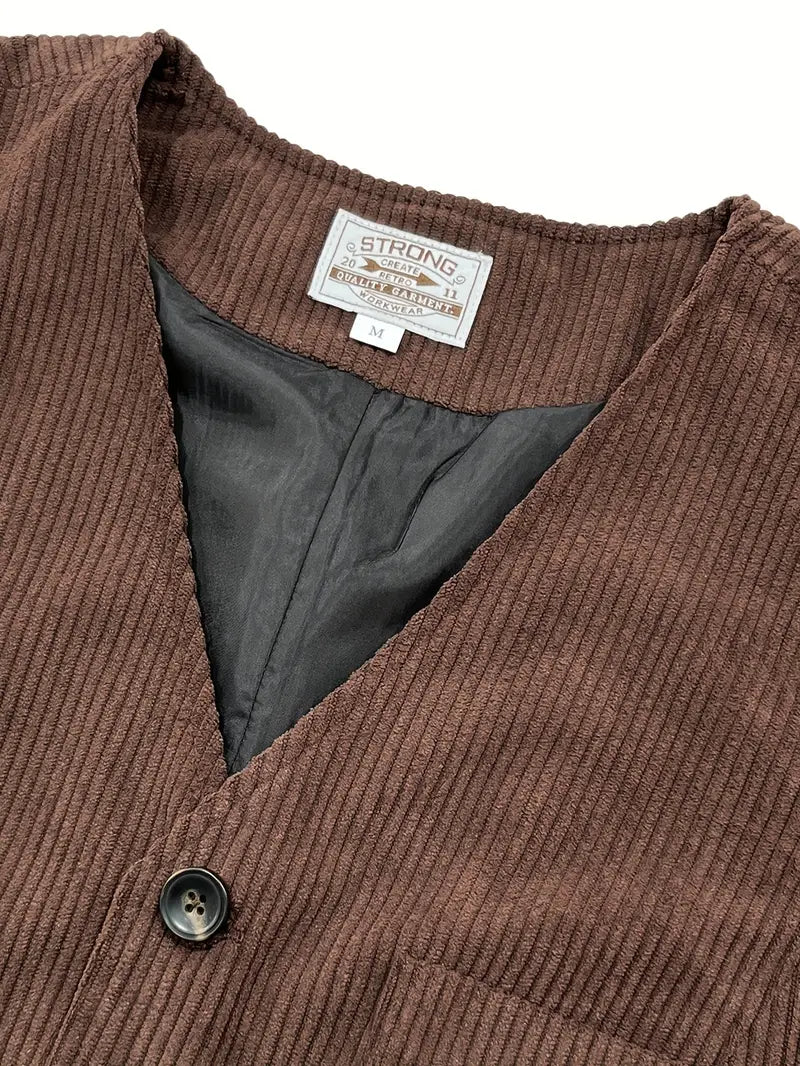 Verney™ | Gilet Corduroy Élégant