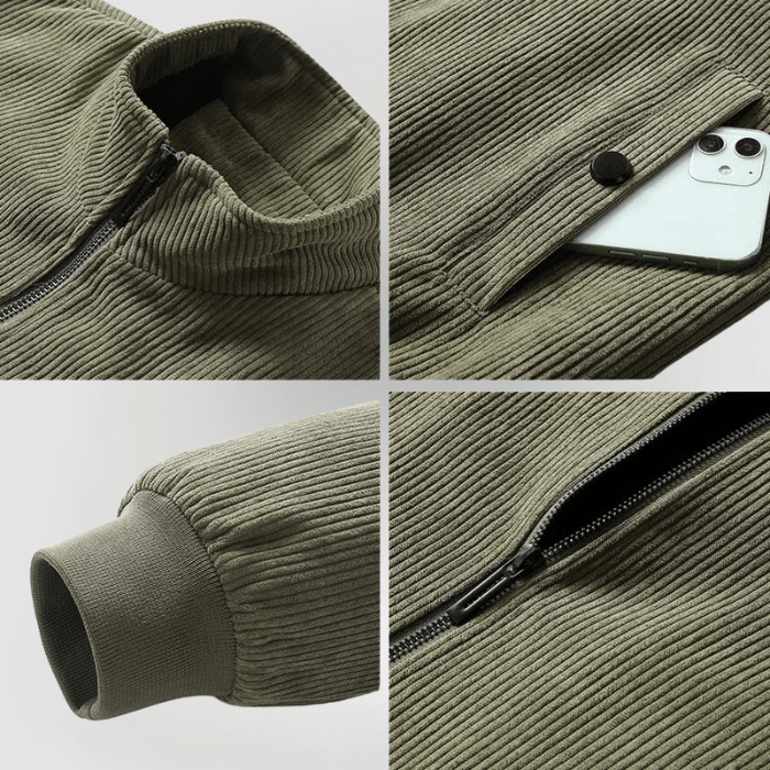 Olivier™ | Veste en Velours Côtelé avec Doublure Polaire