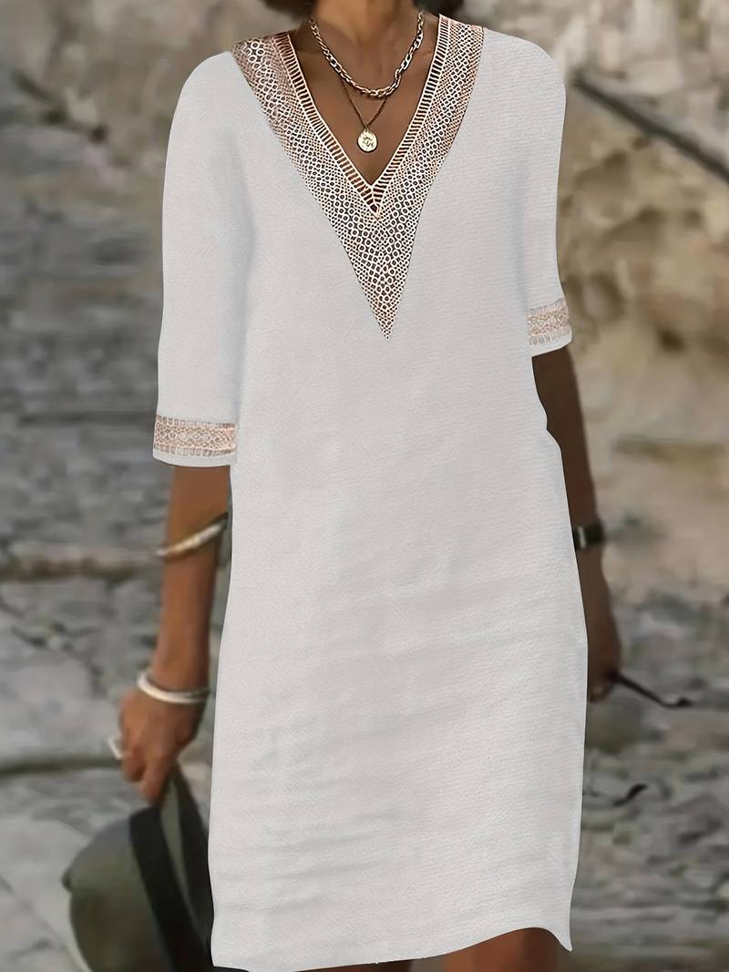 Marie™ | Robe Élégante à Col en V