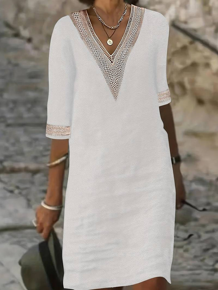 Marie™ | Robe Élégante à Col en V