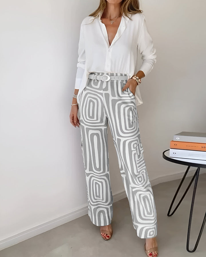 Isaline™ | Ensemble Deux Pièces Élégant avec Blouse Offerte