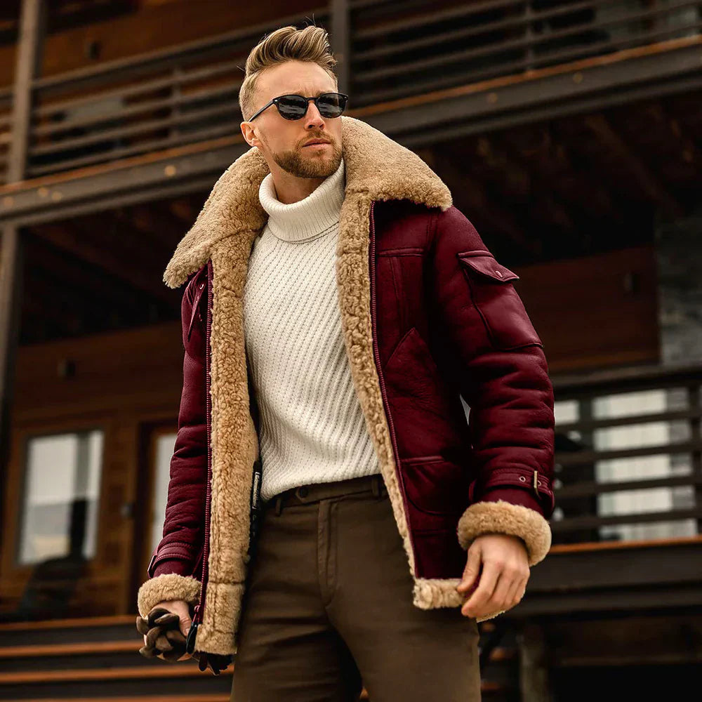 Max™ | Stylish Leather Jacket for Fall and Winter