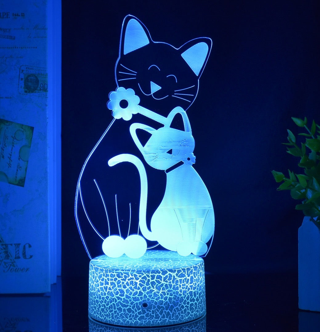 Nora™ | lampe chat décorative et chaleureuse