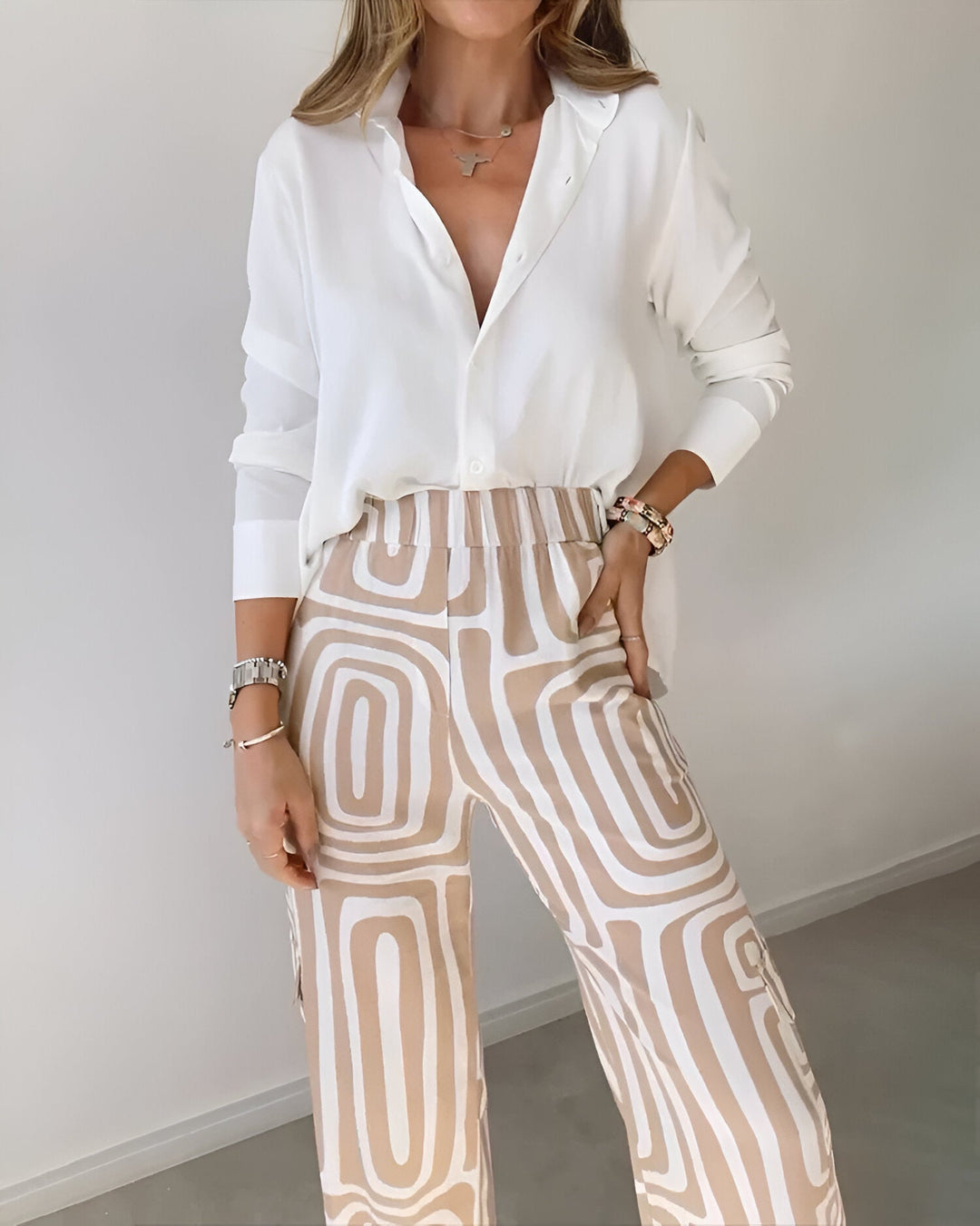Isaline™ | Ensemble Deux Pièces Élégant avec Blouse Offerte