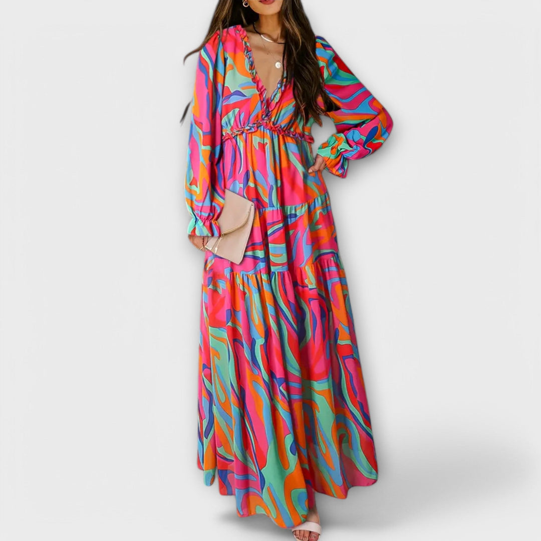 Mette™ | Robe Longue Élégante