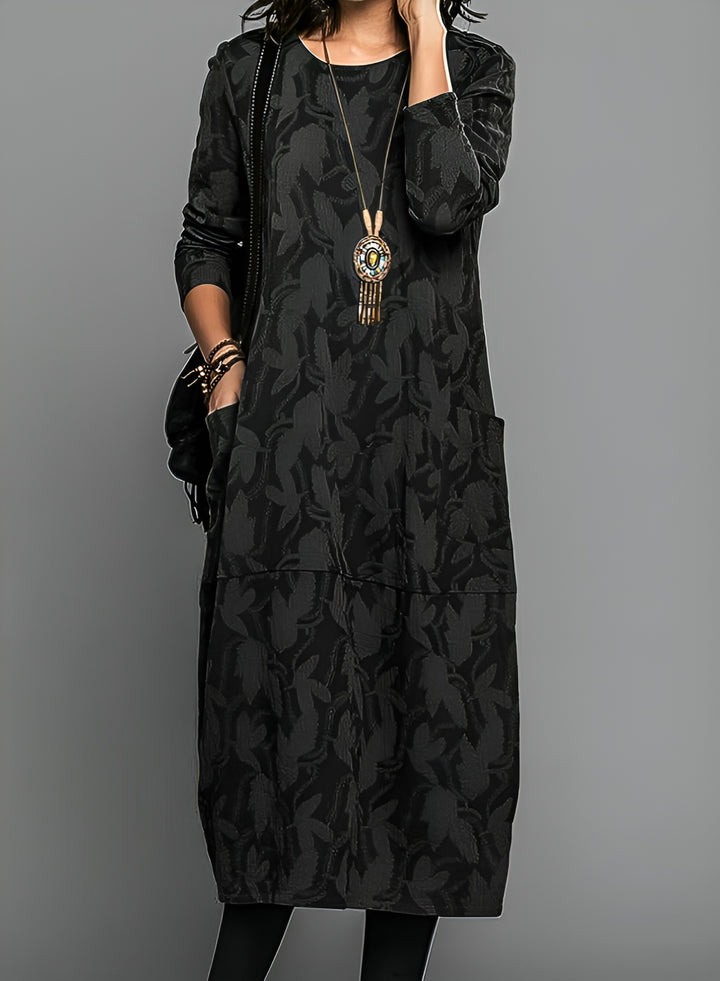 Camille™ | Robe d'Hiver Décontractée à Col Rond
