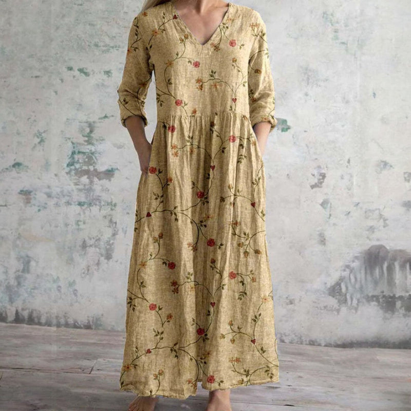 Philippine™ | Robe fleurie & confort pratique
