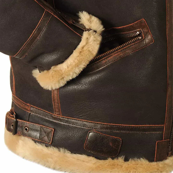 Jacques™ | Veste chaude en cuir