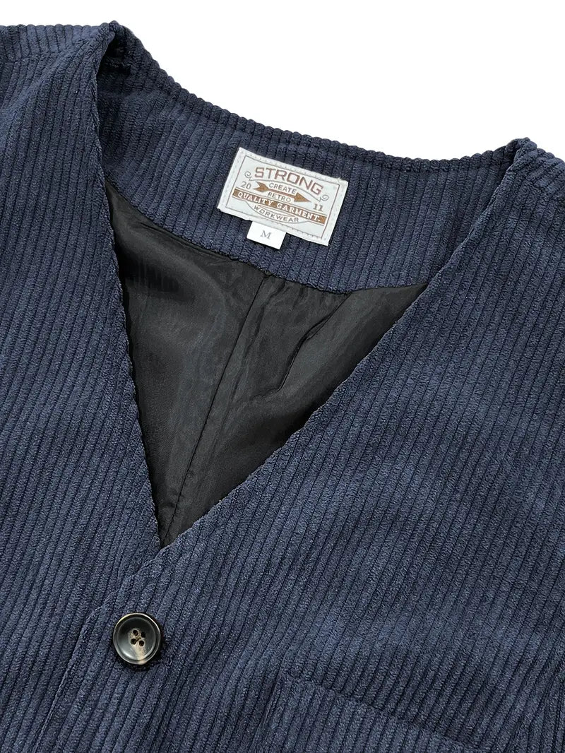 Verney™ | Gilet Corduroy Élégant