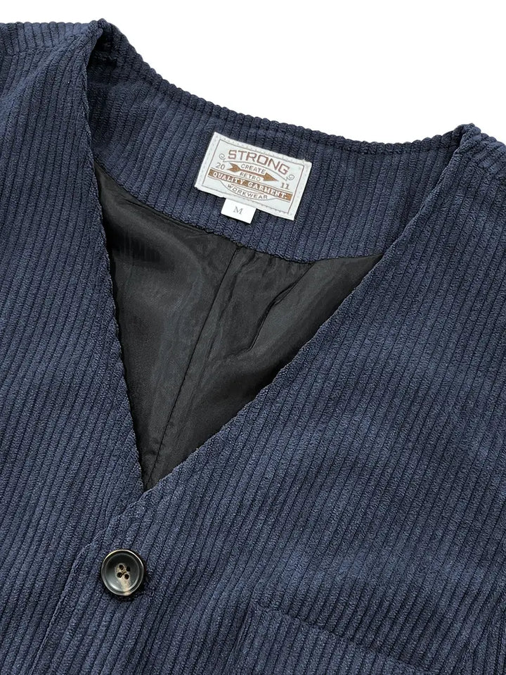 Verney™ | Gilet Corduroy Élégant