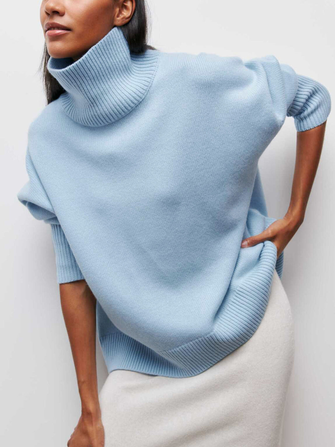 Cassie™ | Pull Col Roulé Oversize