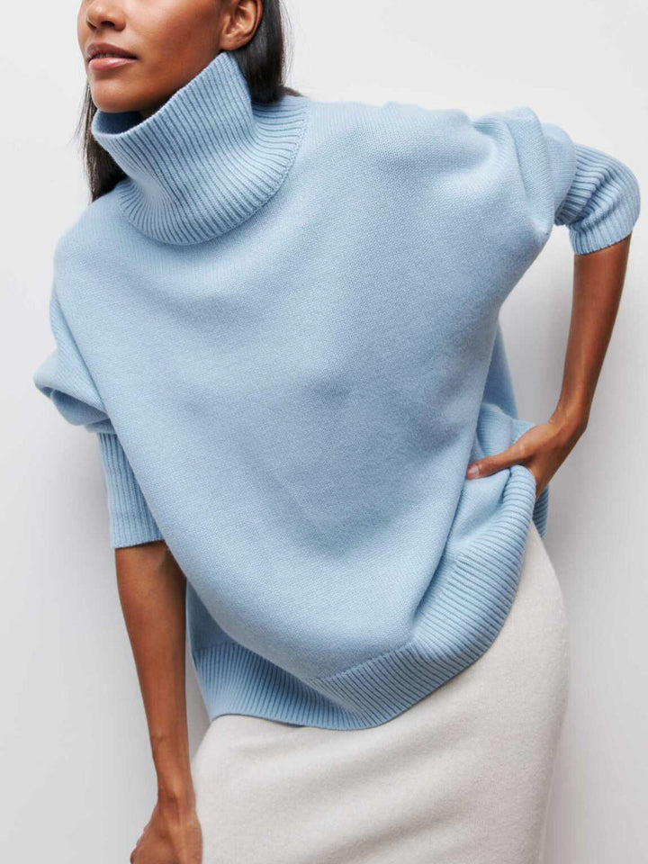 Cassie™ | Pull Col Roulé Oversize