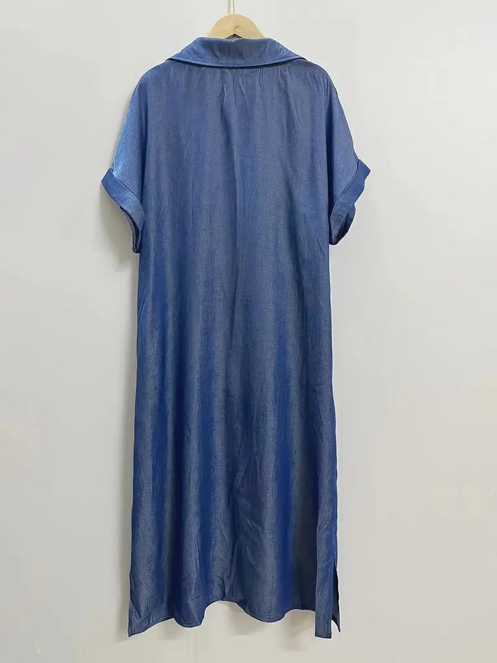 charlotte™ | Robe en denim fluide