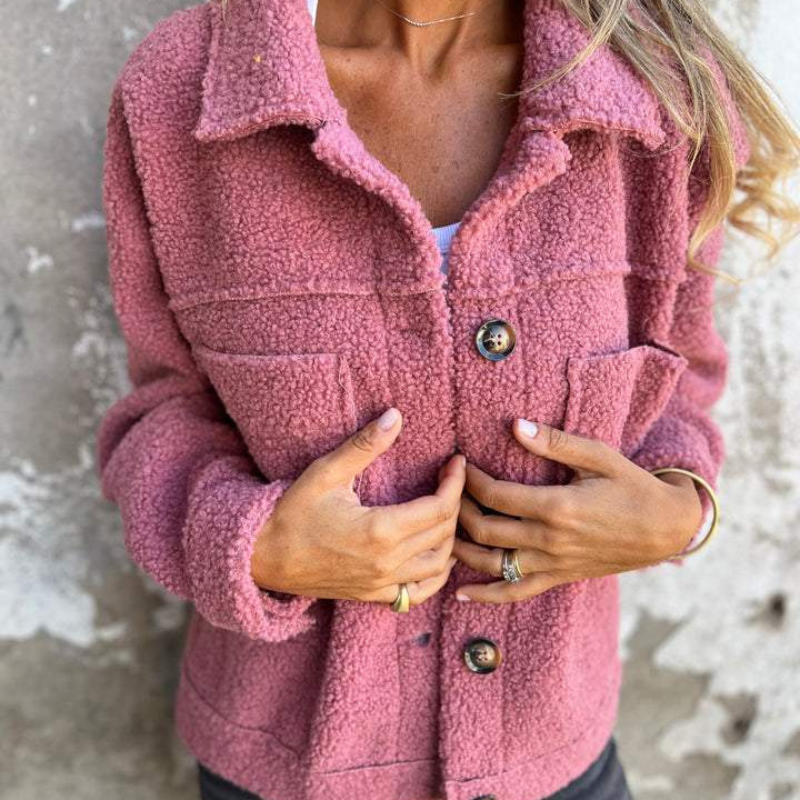 Olivia™ | Veste teddy tendance