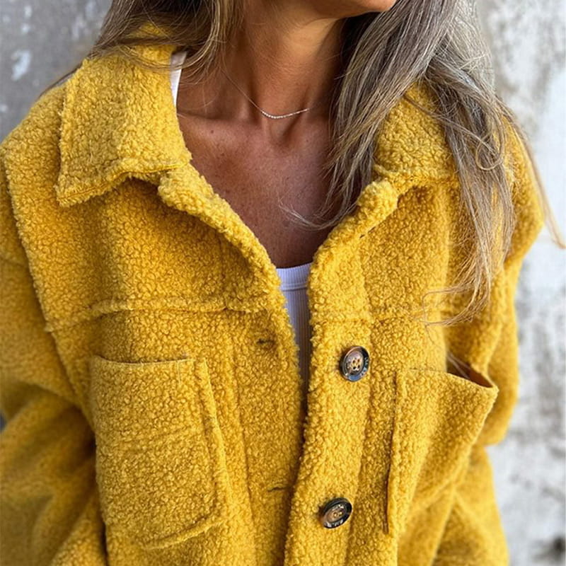 Olivia™ | Veste teddy tendance