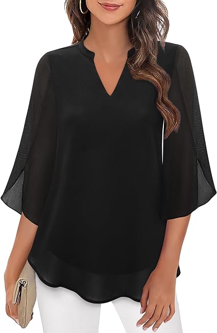 Océane™ | Blouse Légère et Élégante