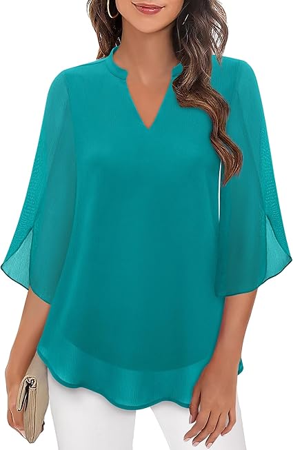 Océane™ | Blouse Légère et Élégante