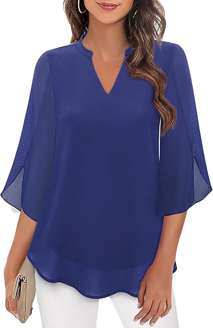 Océane™ | Blouse Légère et Élégante