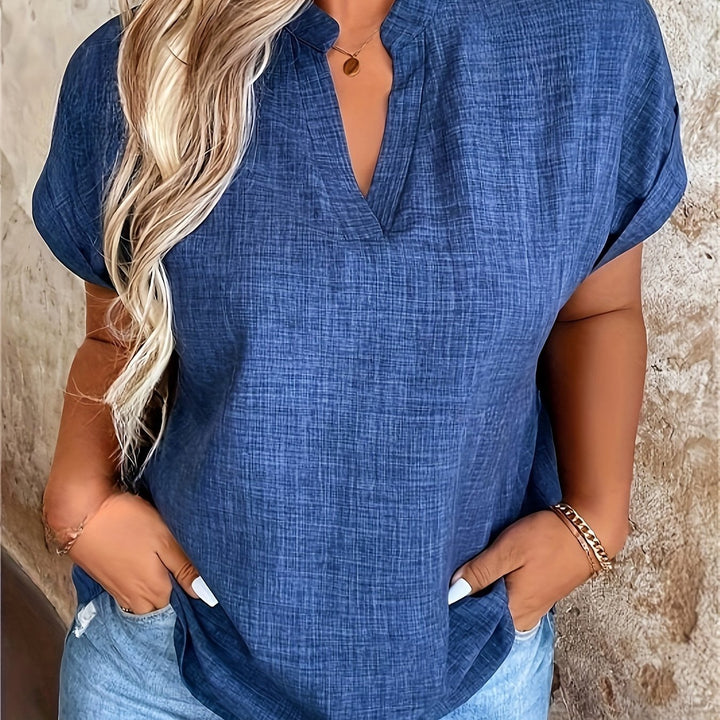 Mila™ | tshirt à col en v