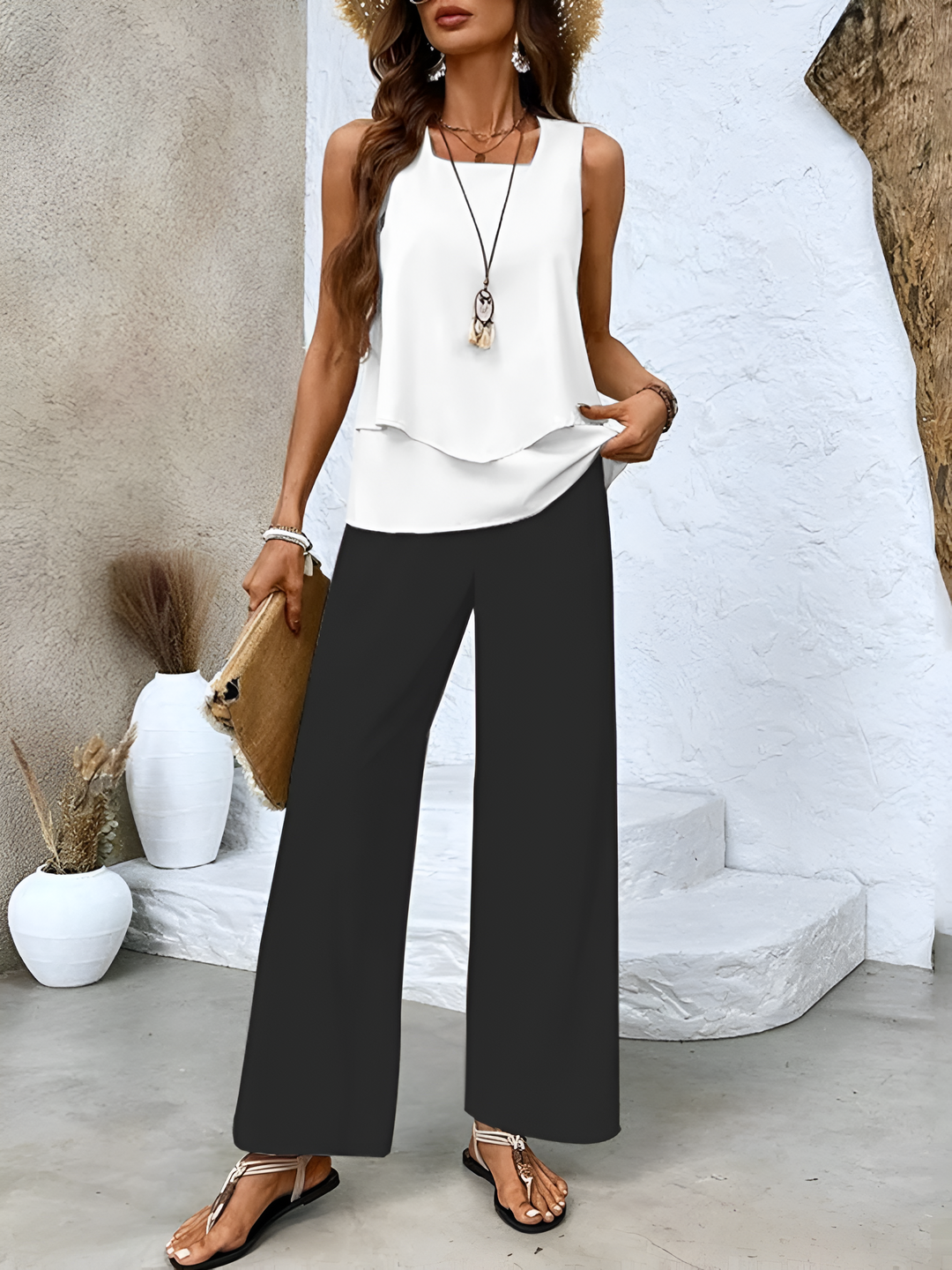 Alyssa™ | Ensemble Élégant Deux Pièces
