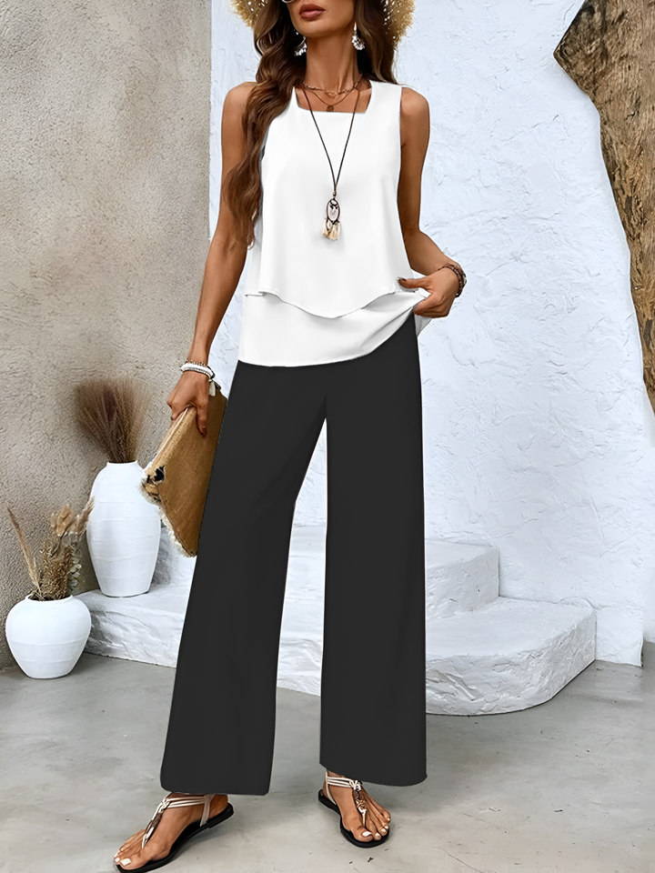 Alyssa™ | Ensemble Élégant Deux Pièces