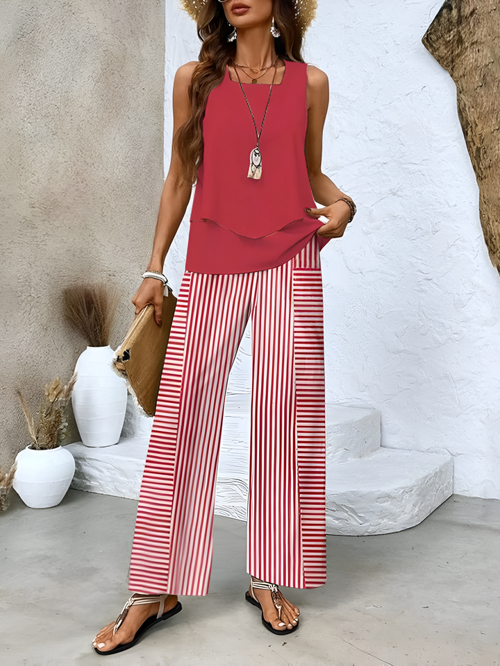 Alyssa™ | Ensemble Élégant Deux Pièces